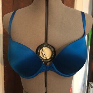 ultra marine blue cross-back bra